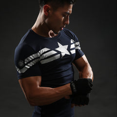 Captain America T Shirt 3D