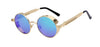 Round Metal Sunglasses Steampunk Men Women