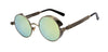 Round Metal Sunglasses Steampunk Men Women