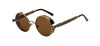 Round Metal Sunglasses Steampunk Men Women