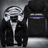 New Ravens Footballs Jacket Super Warm Thicken Fleece Zip Up Hoodie Men's Coat Free Shipping USA size plus size NO.2 Black