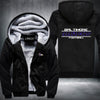New Ravens Footballs Jacket Super Warm Thicken Fleece Zip Up Hoodie Men's Coat Free Shipping USA size plus size NO.2 Black