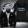 New Ravens Footballs Jacket Super Warm Thicken Fleece Zip Up Hoodie Men's Coat Free Shipping USA size plus size NO.2 Black