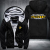 New Ravens Footballs Jacket Super Warm Thicken Fleece Zip Up Hoodie Men's Coat Free Shipping USA size plus size NO.2 Black