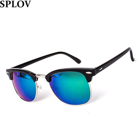Half Metal High Quality Sunglasses Men Women